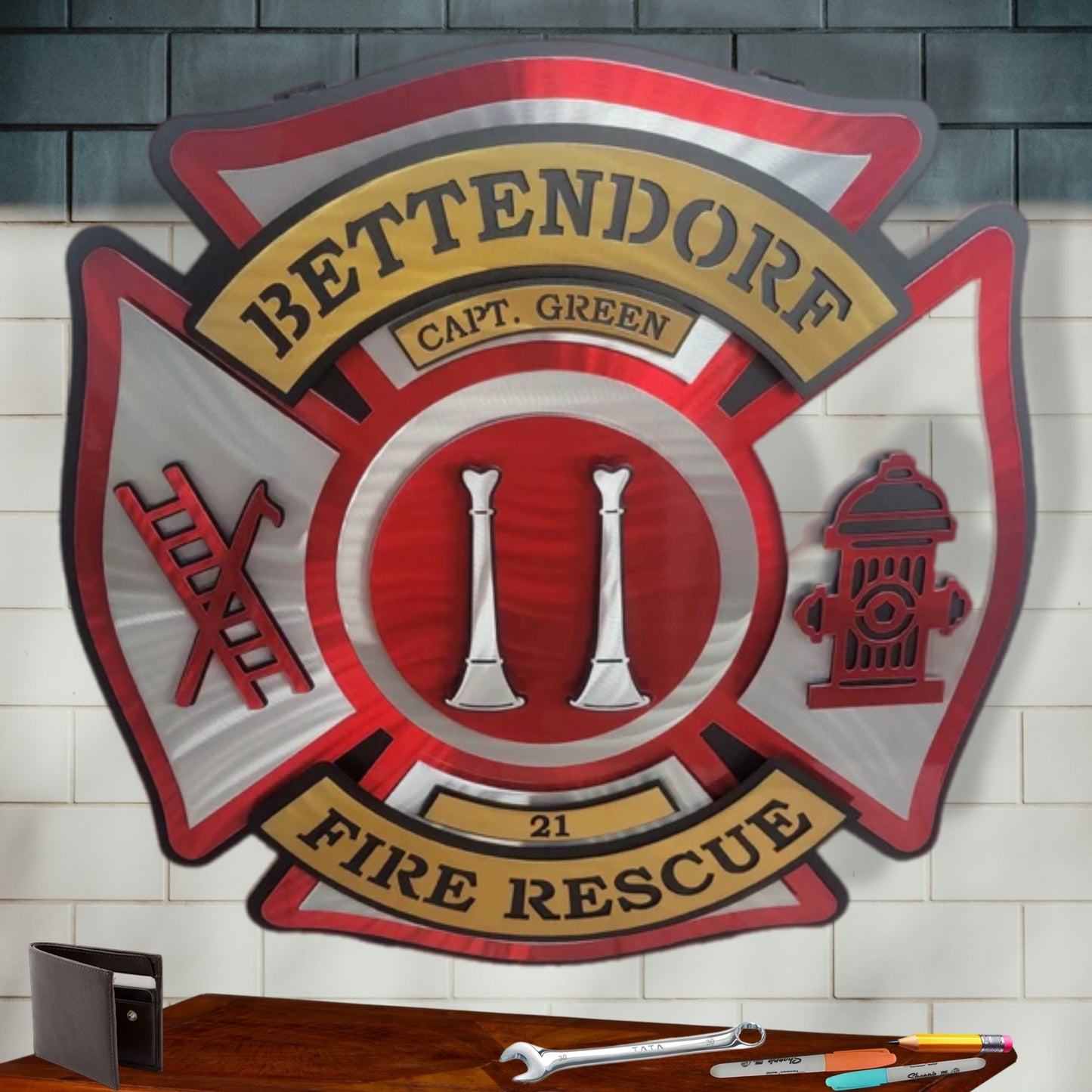 Bettendorf Fire Rescue Maltese Sield