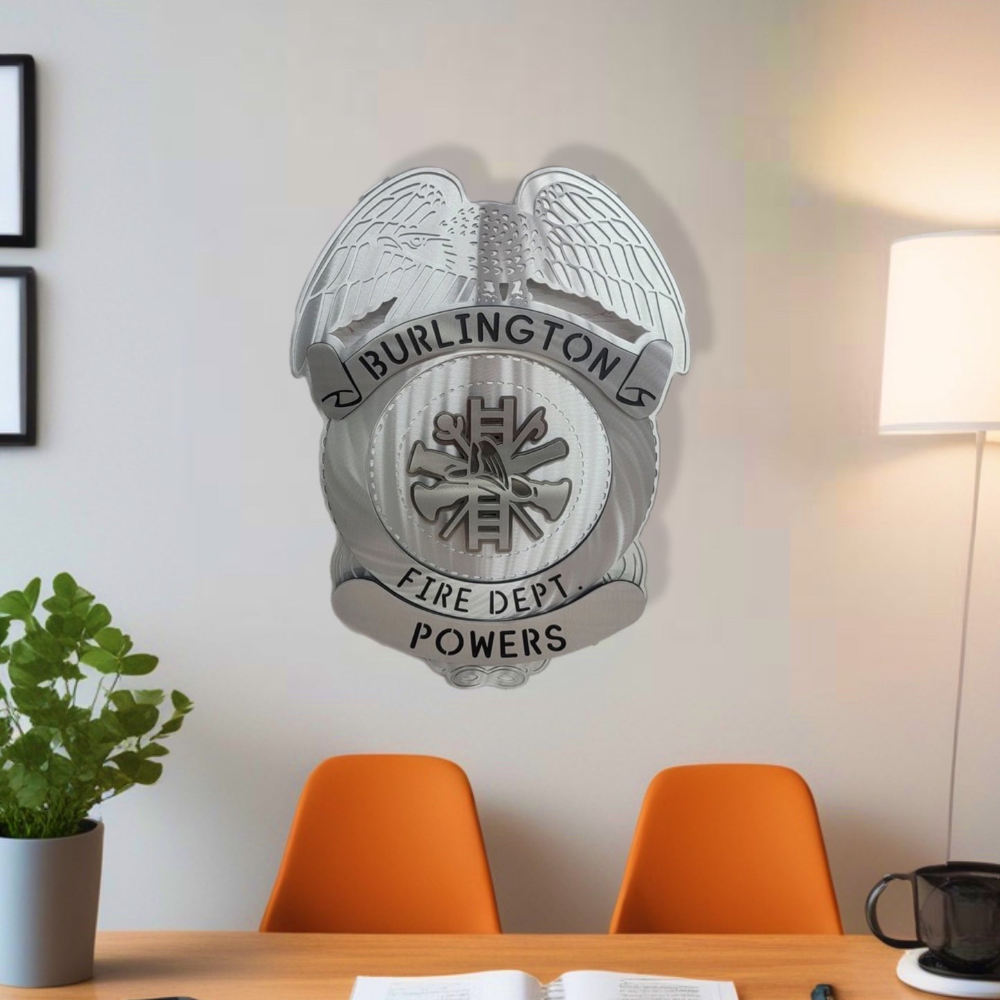Burlington Fire Dept Badge