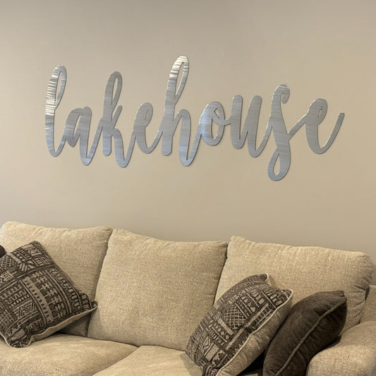 Lakehouse Word Sign