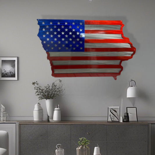 Iowa Shaped Flag
