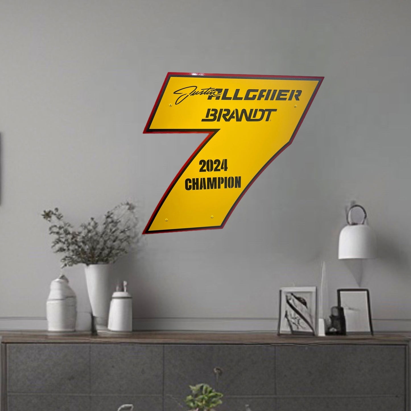 Premier Justin Allgaier #7 2024 Champion Number