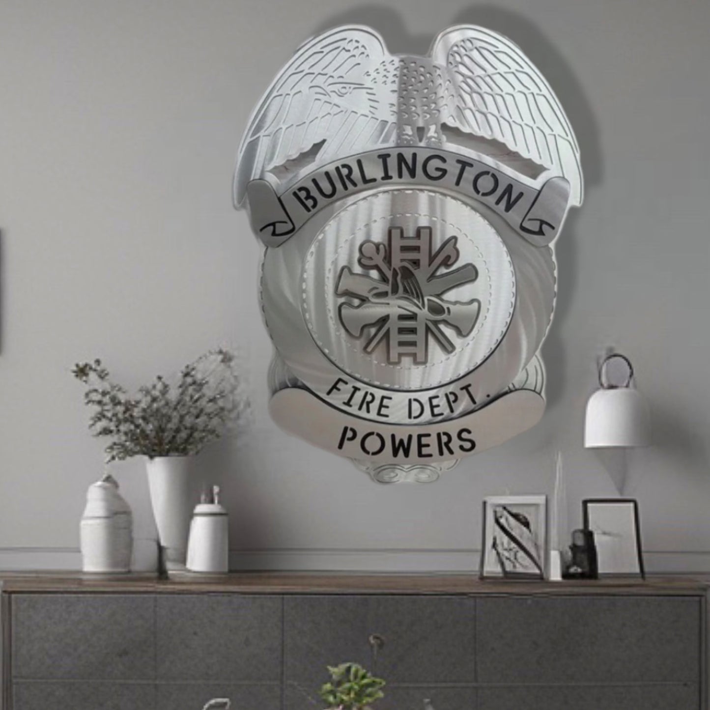 Burlington Fire Dept Badge