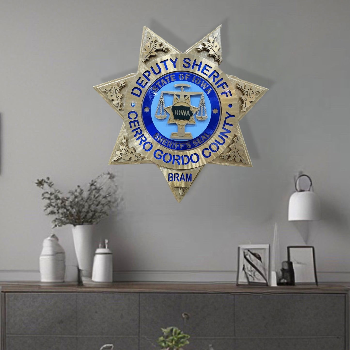 Cerro Gordo County Deputy Sheriff Star