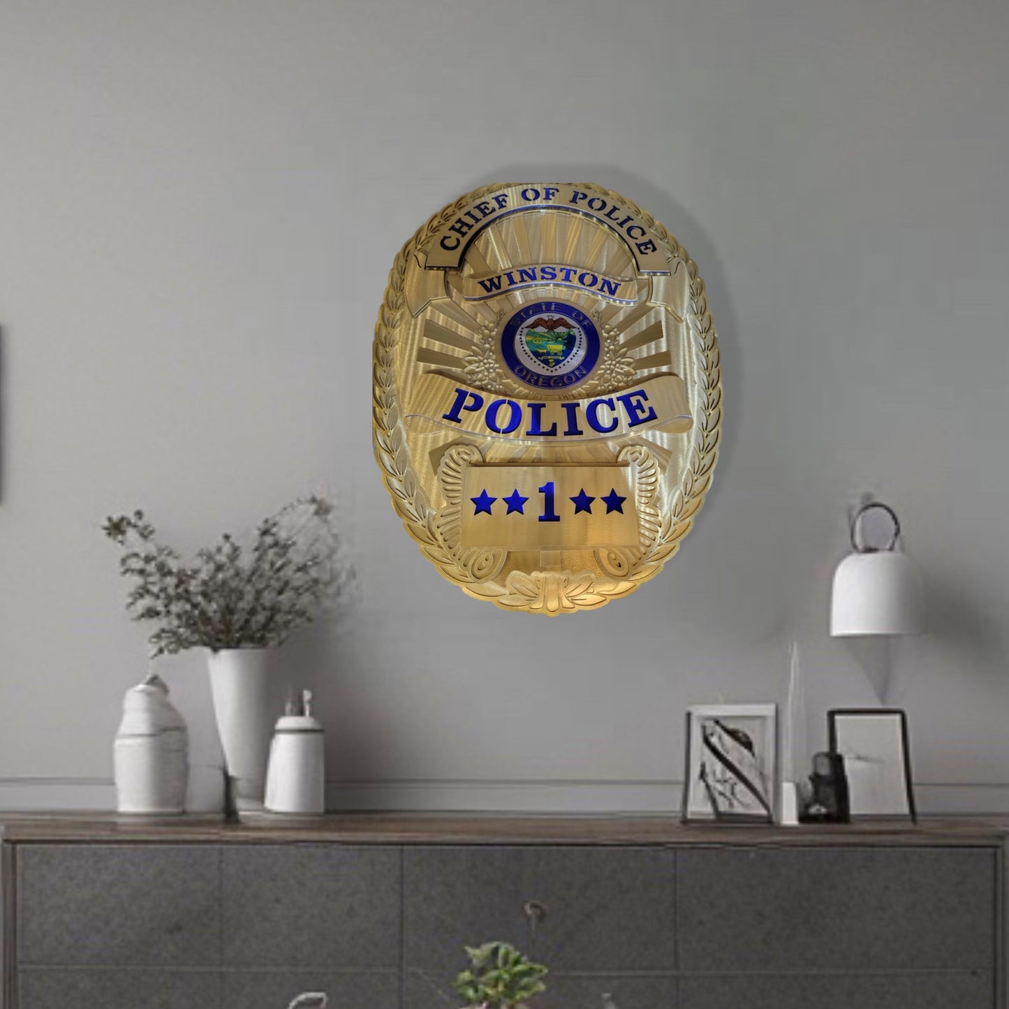 Oregon Police Badge