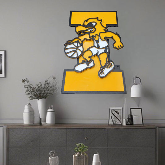 Iowa Hawkeyes Basketball "I" Logo