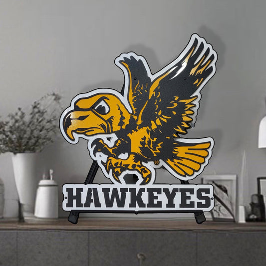 IA Hawkeyes Flying Herky with "Hawkeyes" or Custom Dorm Room Size