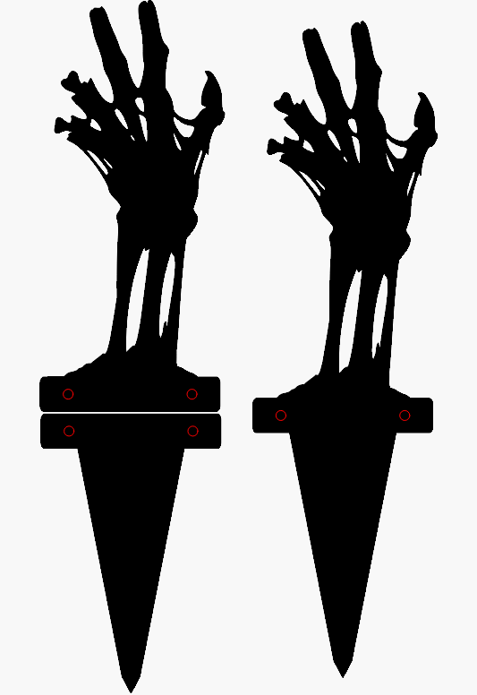 Halloween Dead Hands #1 Yardstake Sign - Collapsible