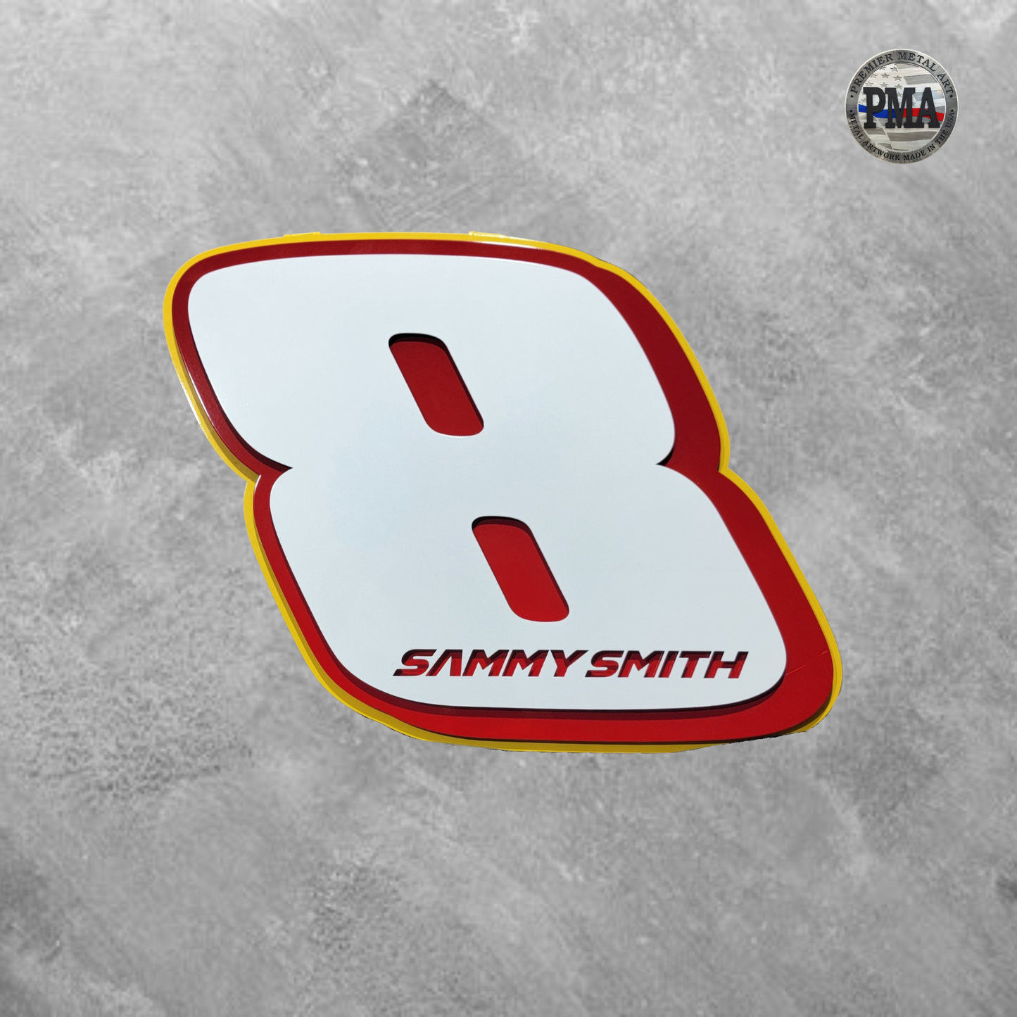 Premier Sammy Smith #8 Number Door Name Plate Cutout