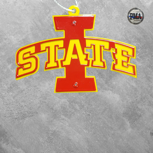 Iowa State "I" with "State" Ornament/Magnet