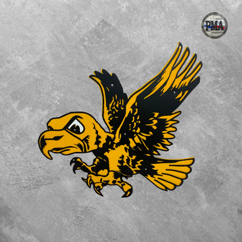 Iowa Hawkeyes Old School Flying Herky