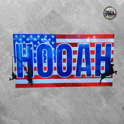 Hooah American Flag