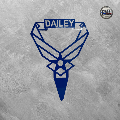 Customizable Air Force Yard Sign
