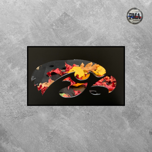 Iowa Hawkeyes Logo Fire Pit
