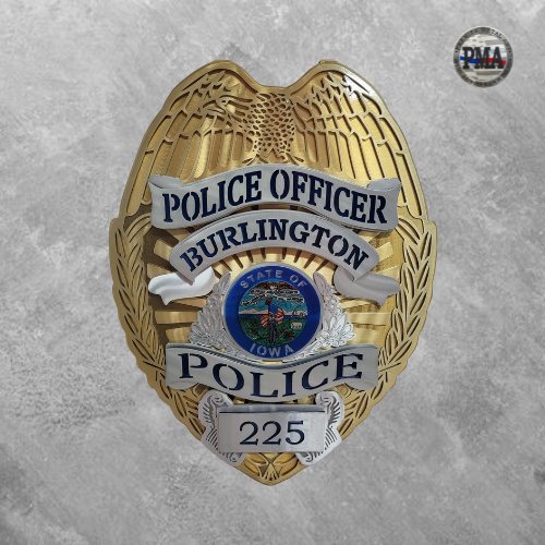 Burlington Police Badge
