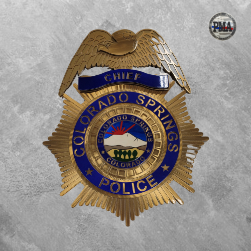 Colorado Police Chief Badge