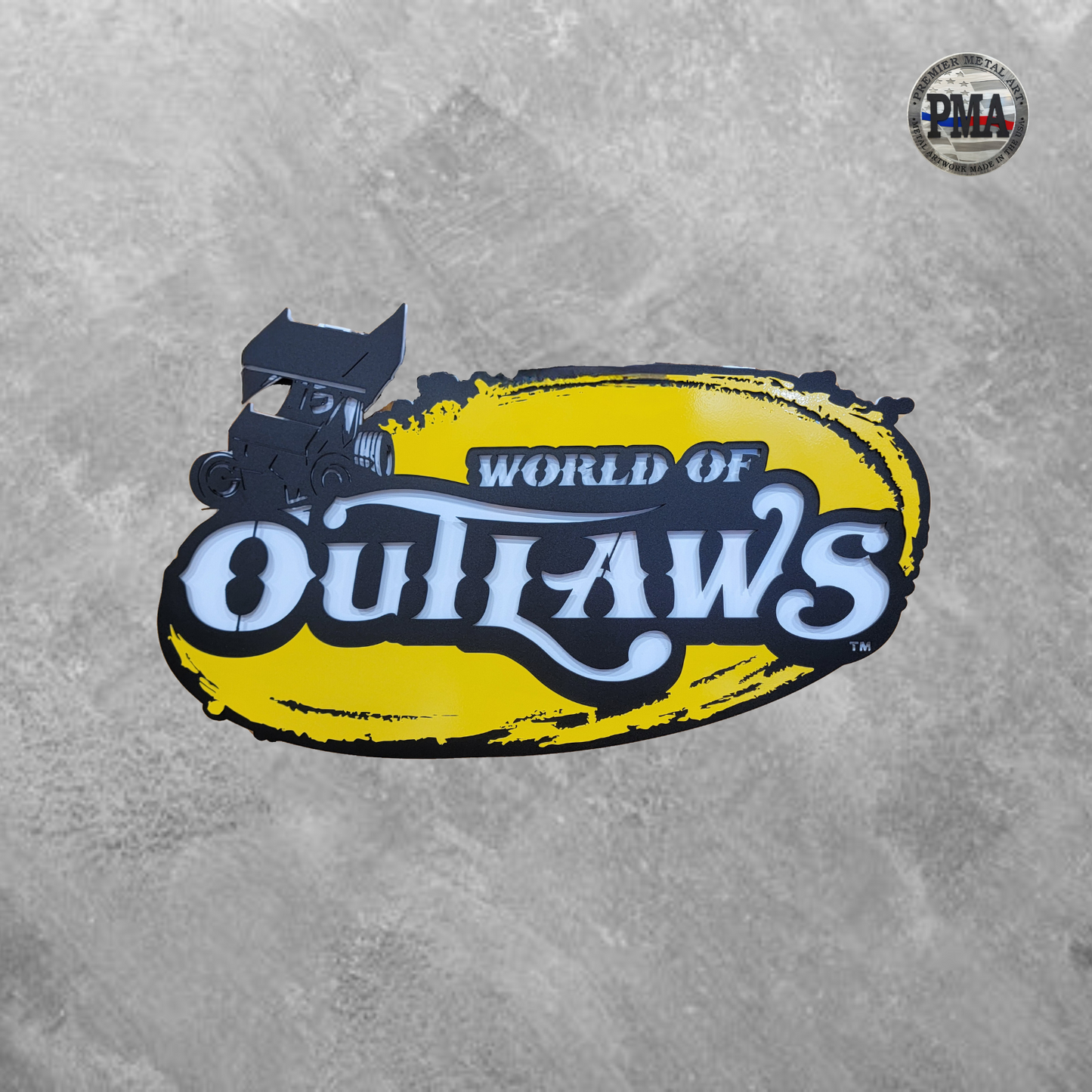 World Of Outlaws Sprint Car Series Premier Welded Logo