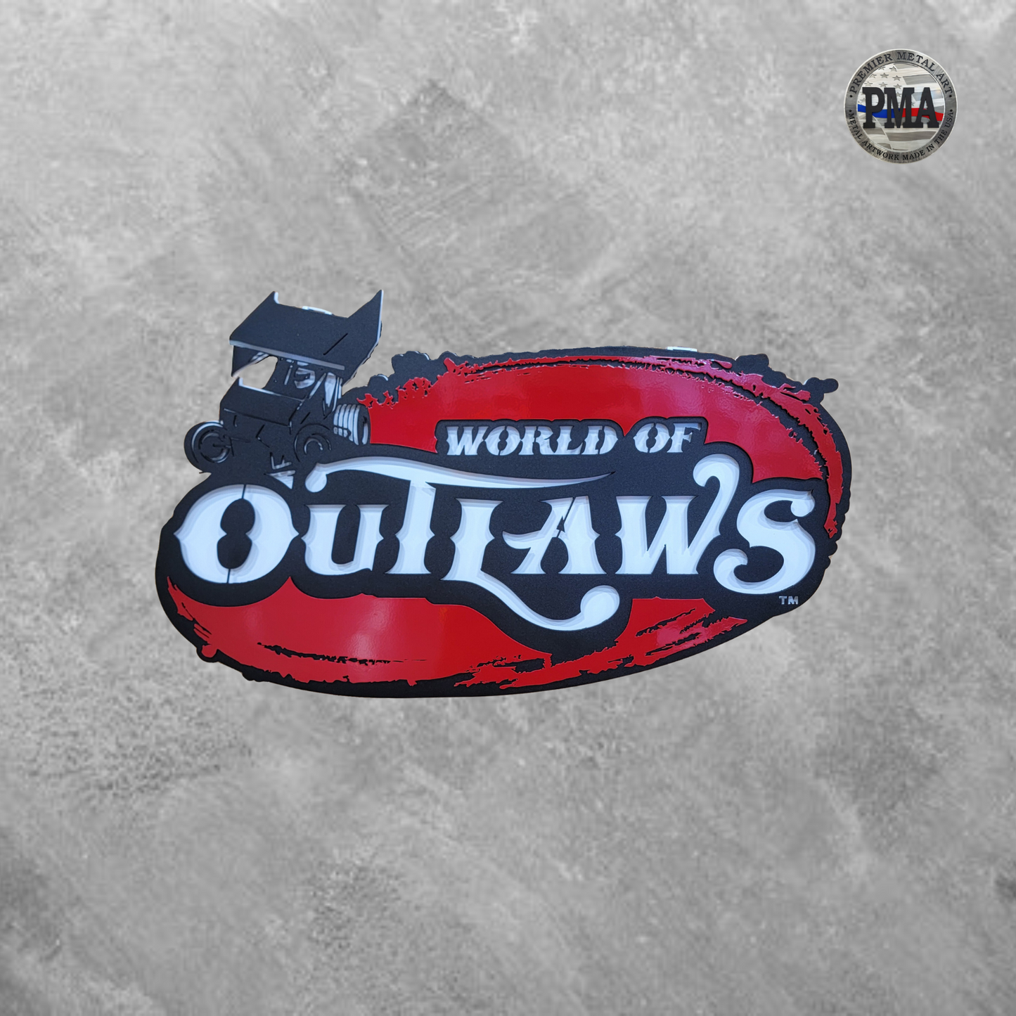 World Of Outlaws Sprint Car Series Premier Welded Logo
