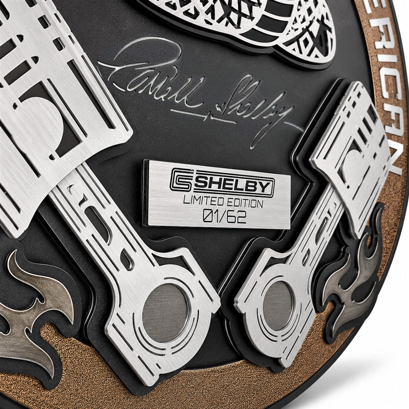 Shelby American Piston 3D Metal Sign - Limited Edition