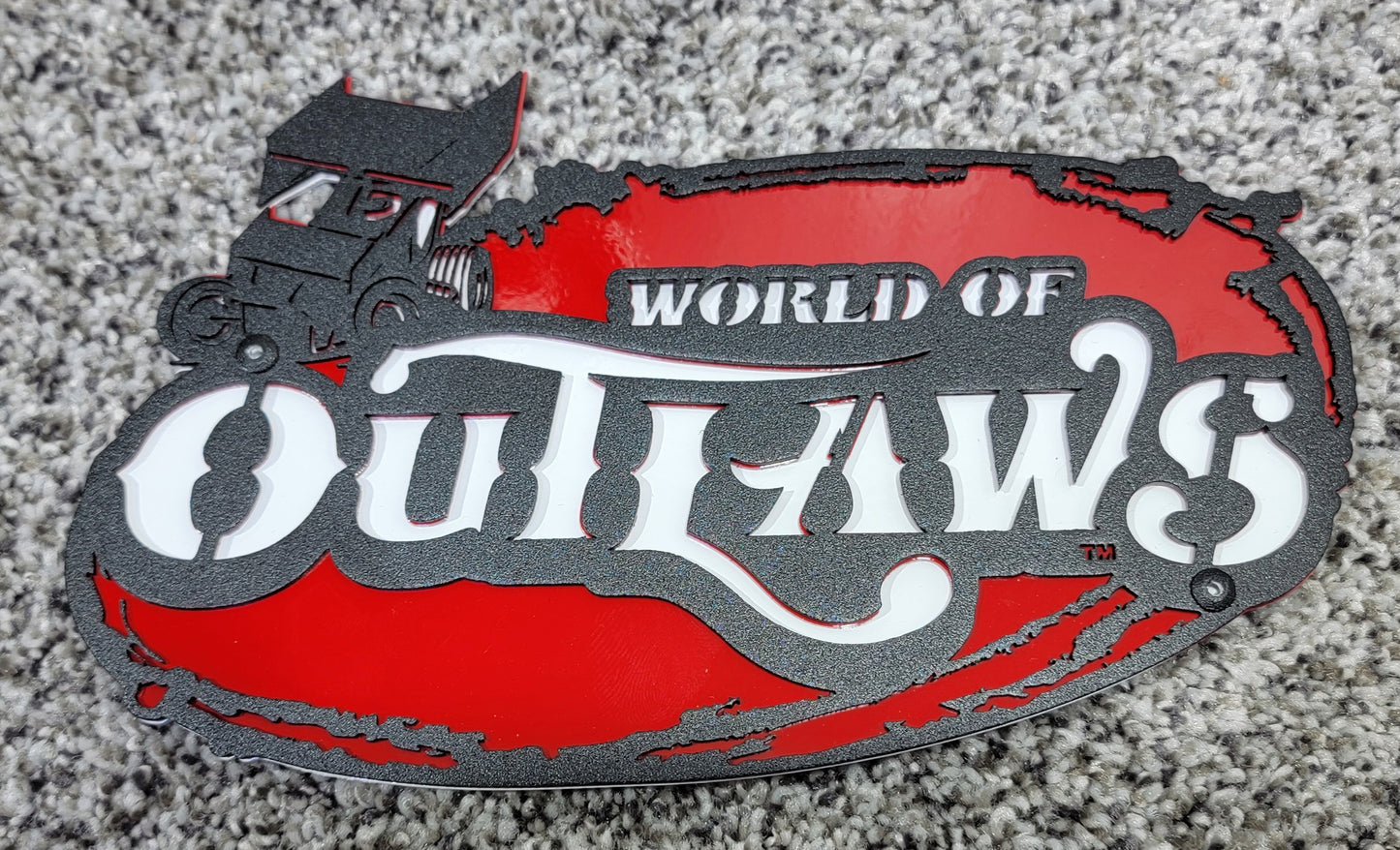 World Of Outlaws Sprint Car Series Logo - Compressed Series