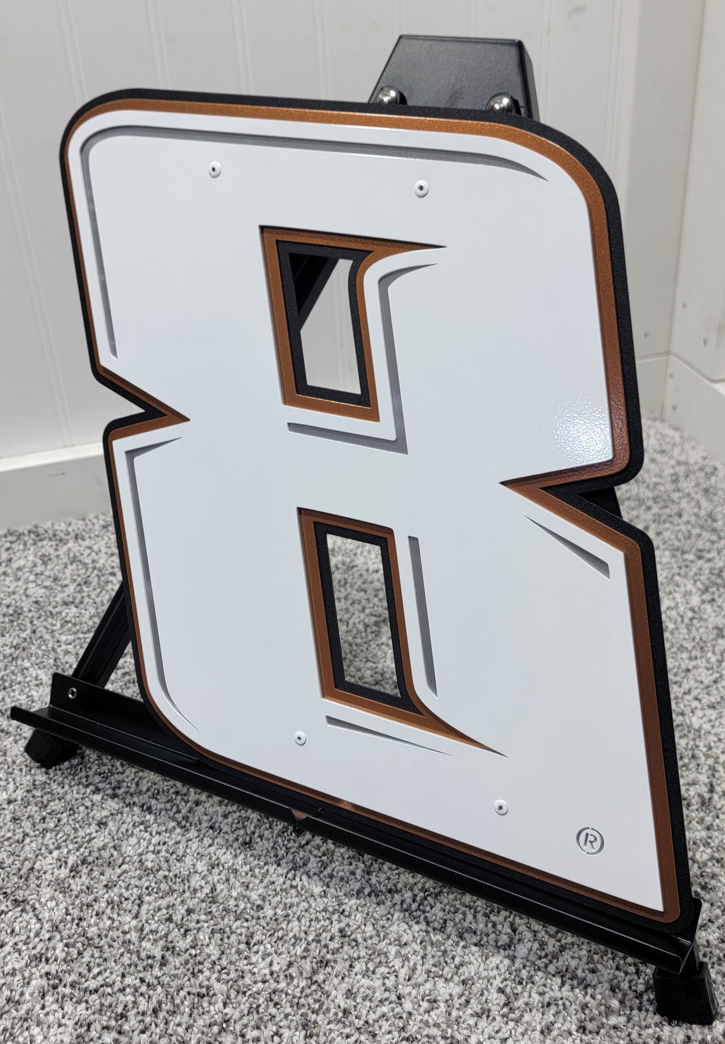 Kyle Busch #8 Plain Sheet Metal Number