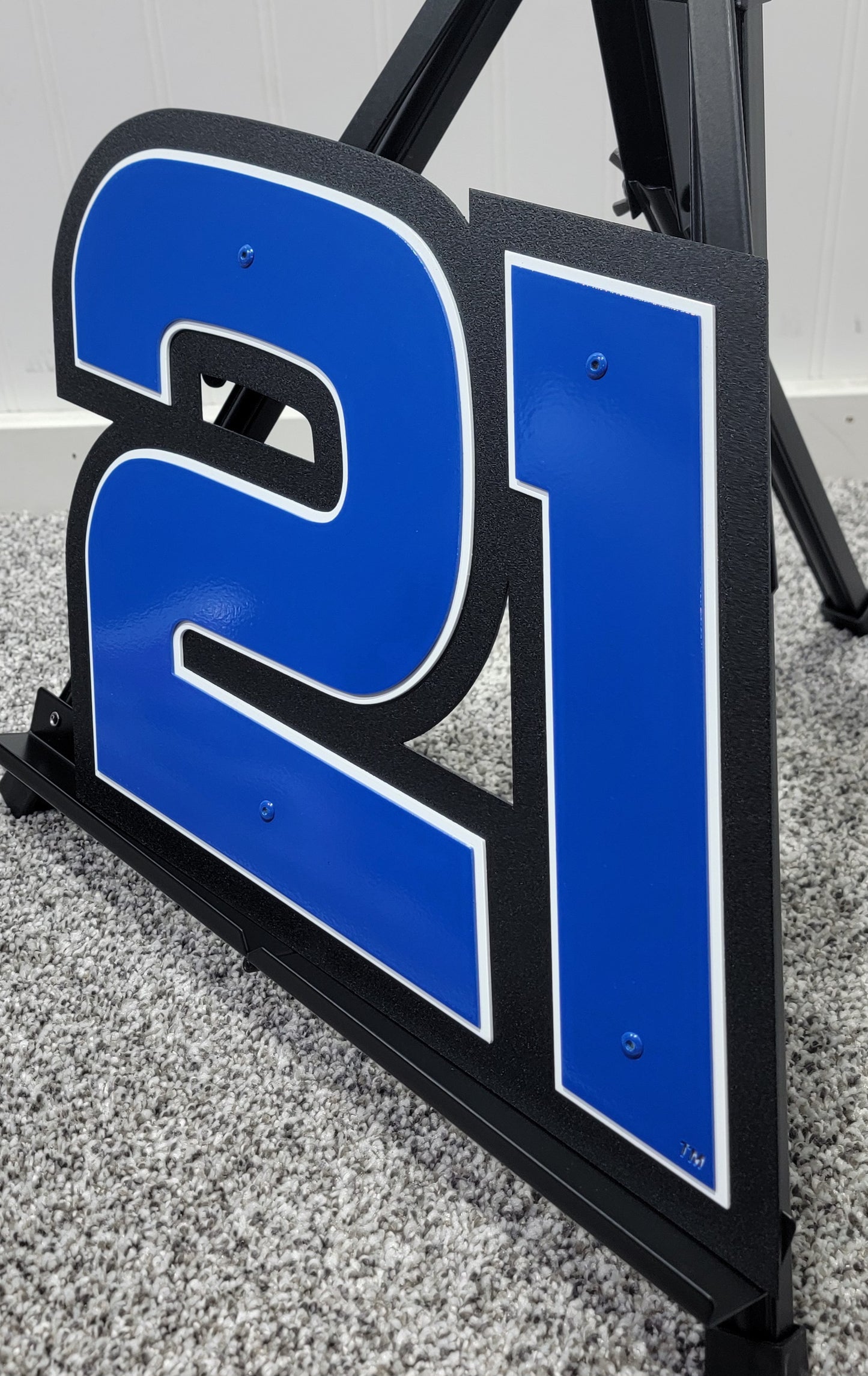 Austin Hill #21 Plain Sheet Metal Number