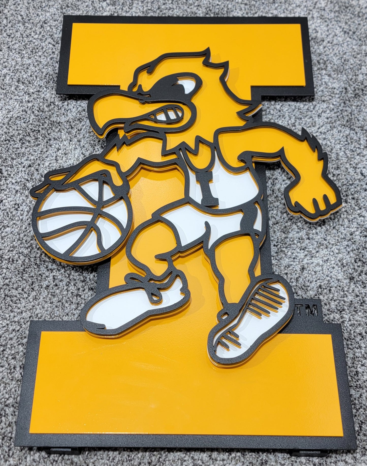 Iowa Hawkeyes Basketball "I" Logo
