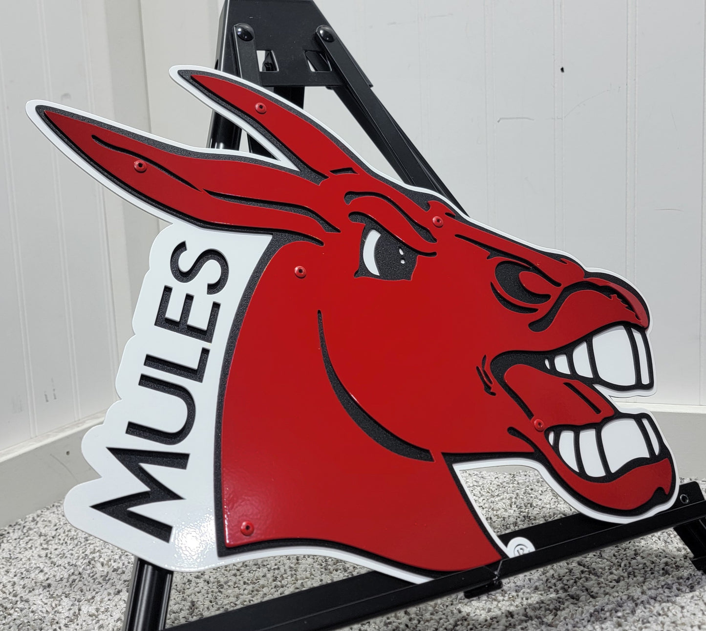 Central Missouri Mules Logo with "Mules"