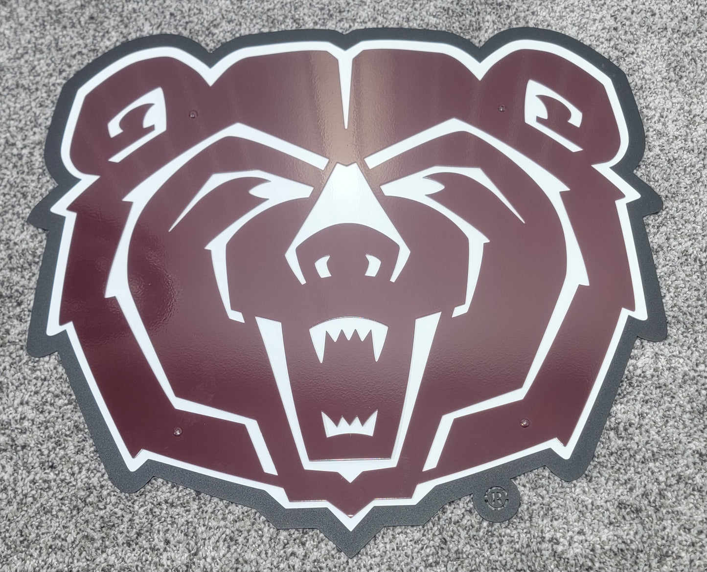 Missouri State Bears Head Logo Dorm Room Size