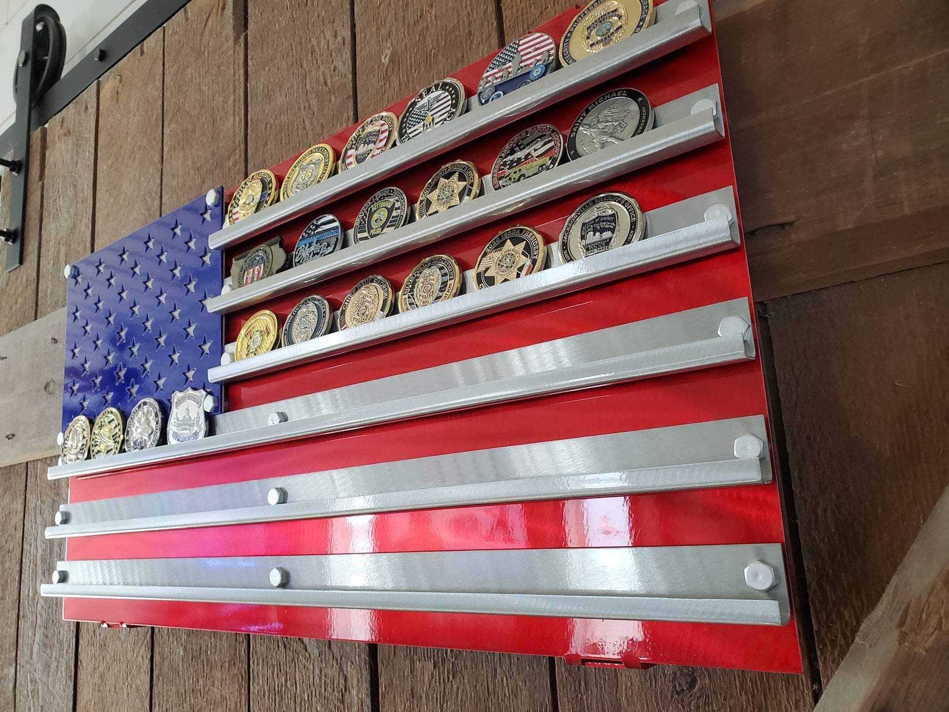 American Flag Challenge Coin Flag Metal