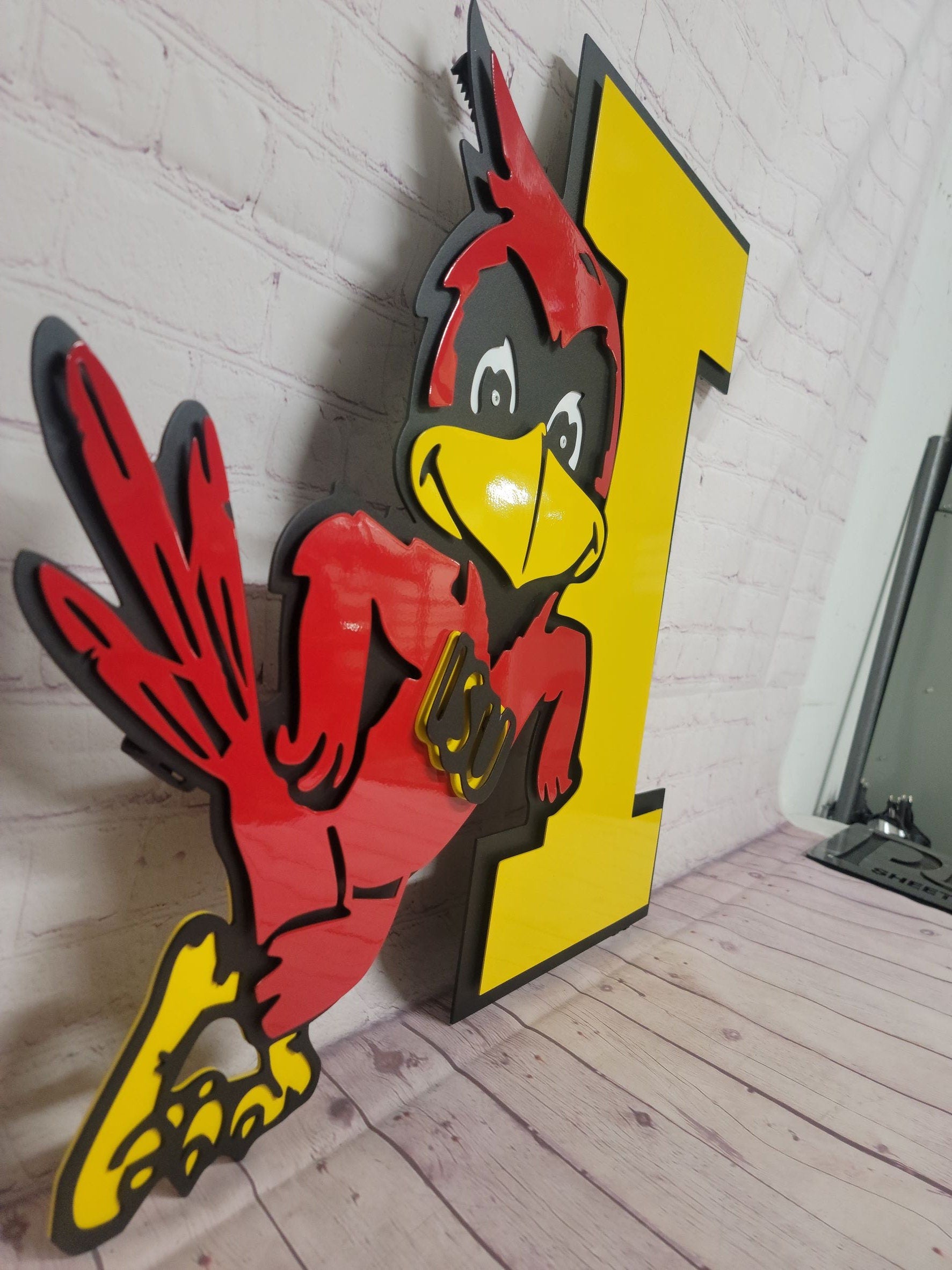 Iowa State Cyclones Vintage 83' On Wall