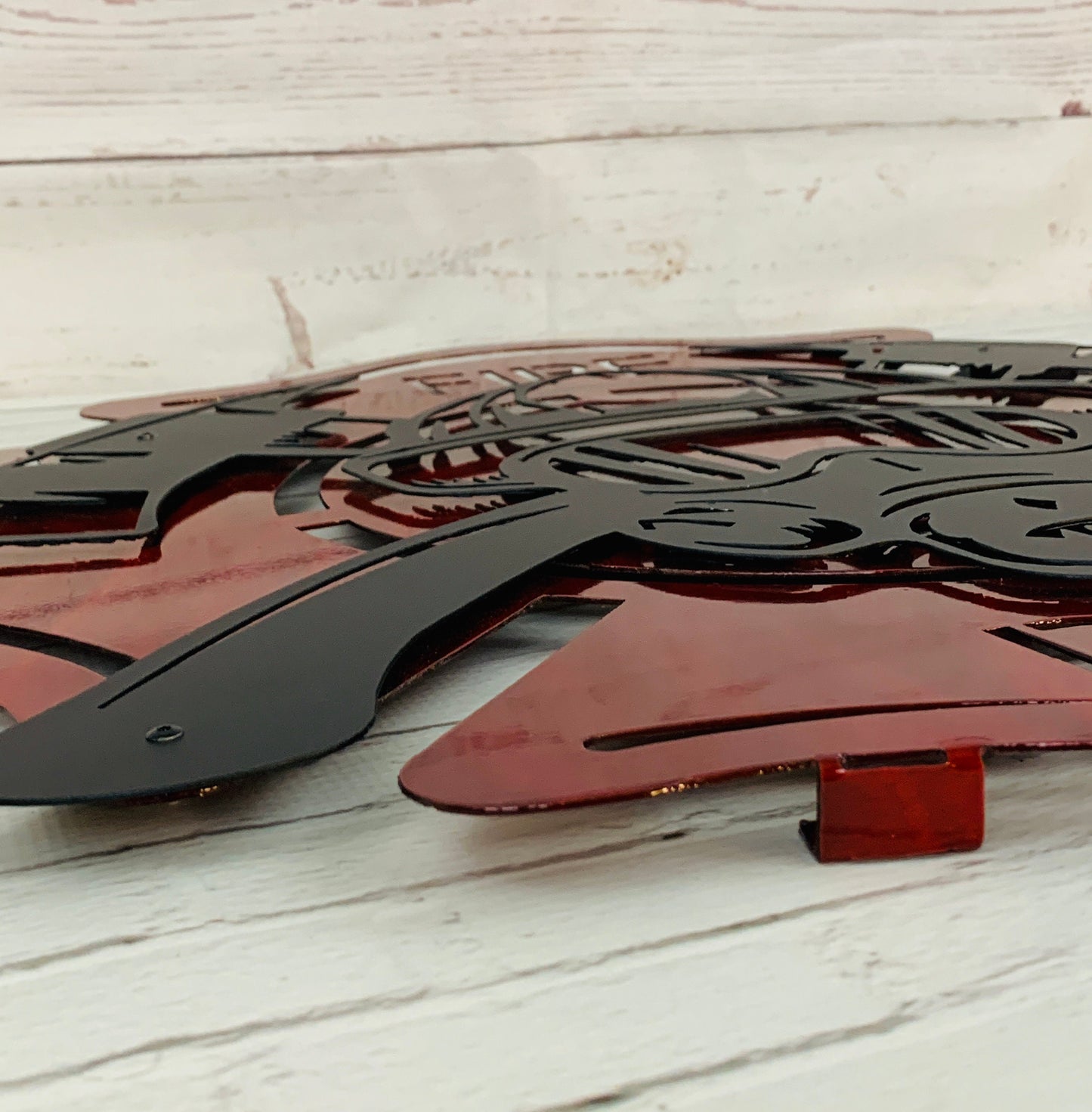 2 Layer Fireman Metal Art
