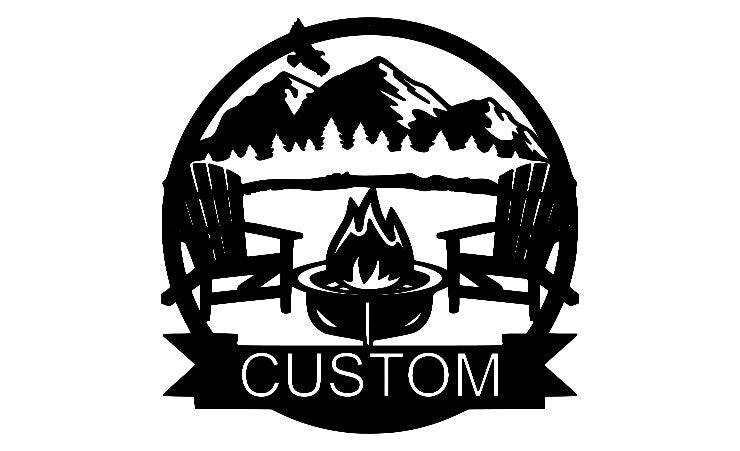 Camp Fire Monogram