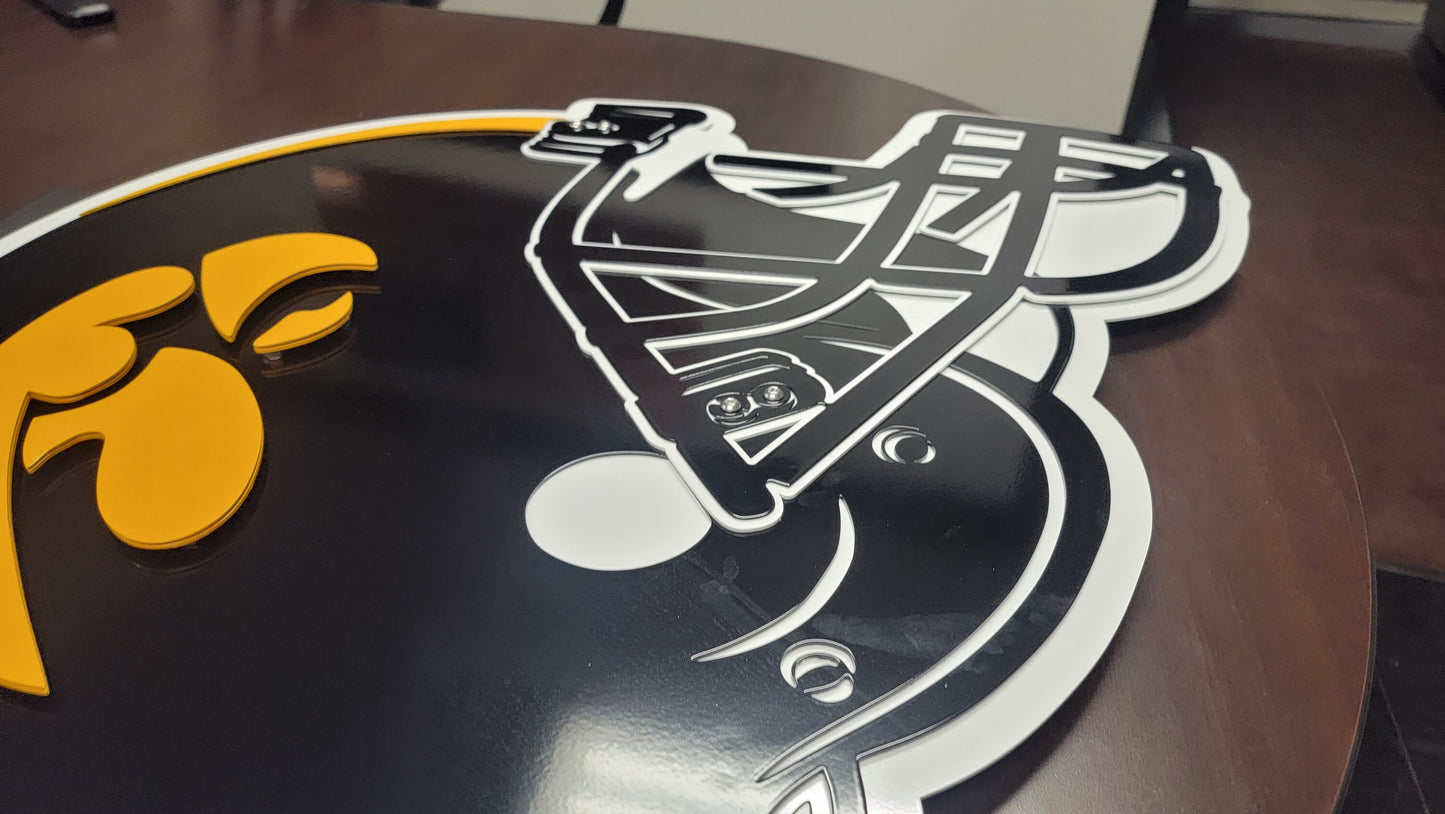 Iowa Hawkeyes Football Helmet