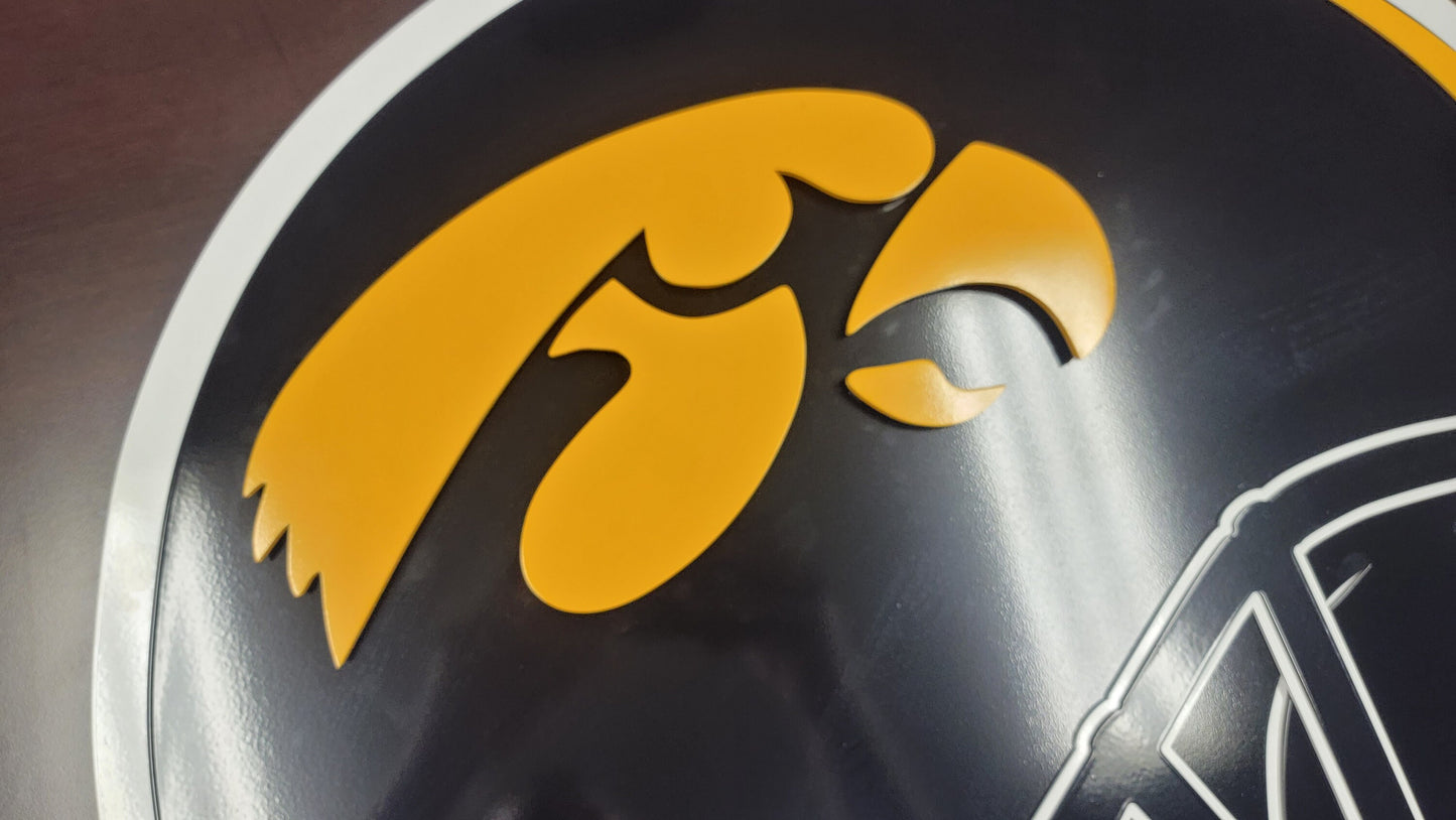 Iowa Hawkeyes Football Helmet