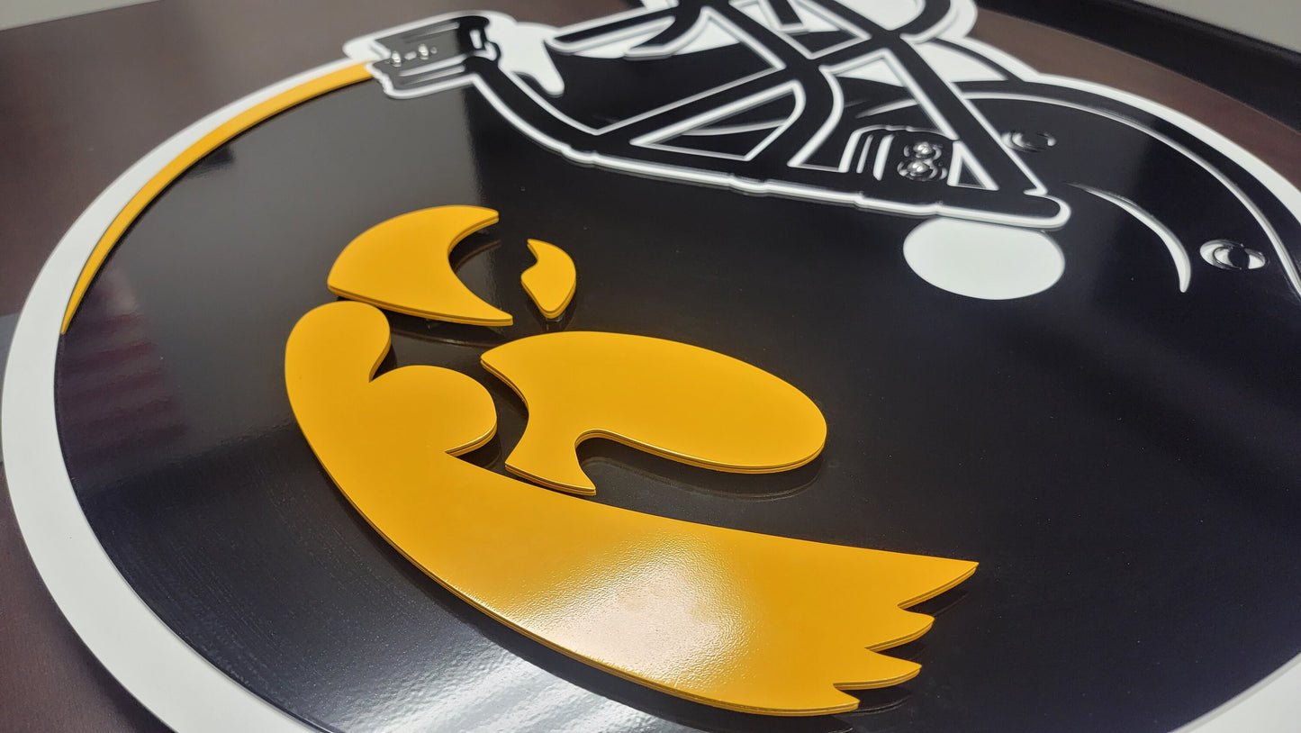Iowa Hawkeyes Football Helmet