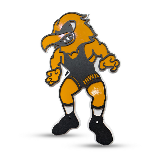 Iowa Hawkeye Vintage Wrestling Herky