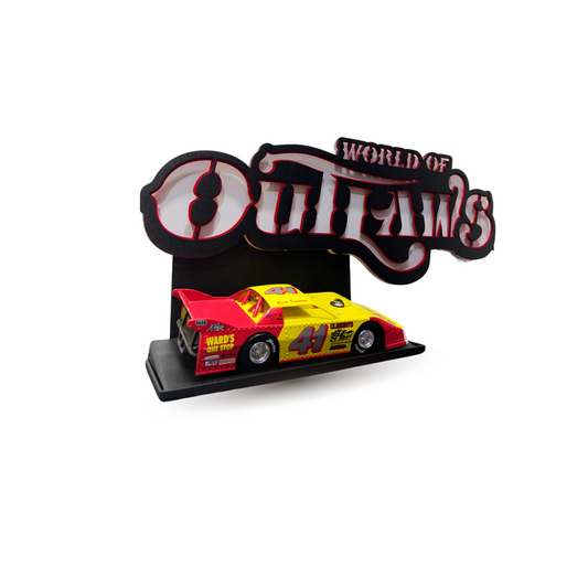 Premier World Of Outlaws 3D Premier Metal Diecast Display