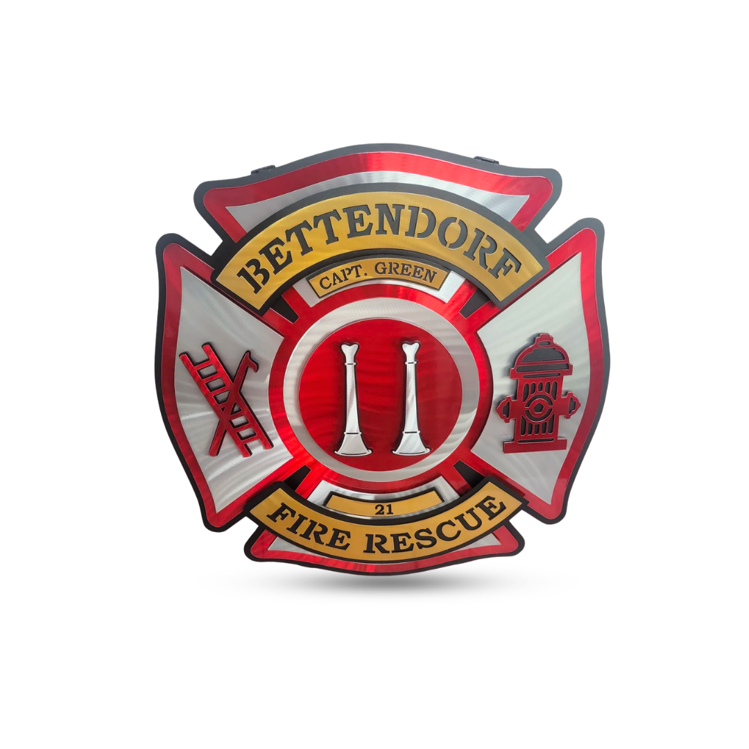 Bettendorf Fire Rescue Maltese Sield