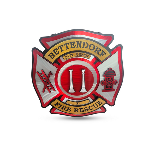 Bettendorf Fire Rescue Maltese Sield