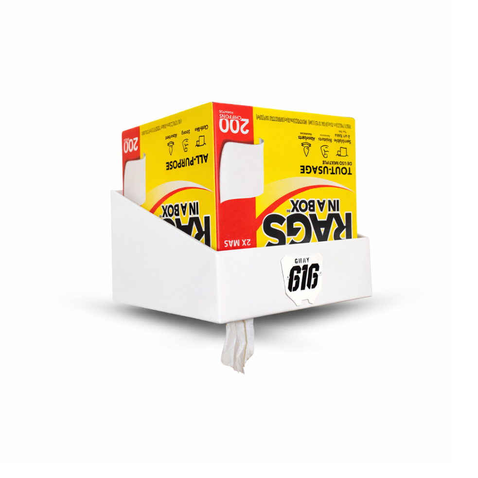 "RAG IN A BOX" DISPENSER