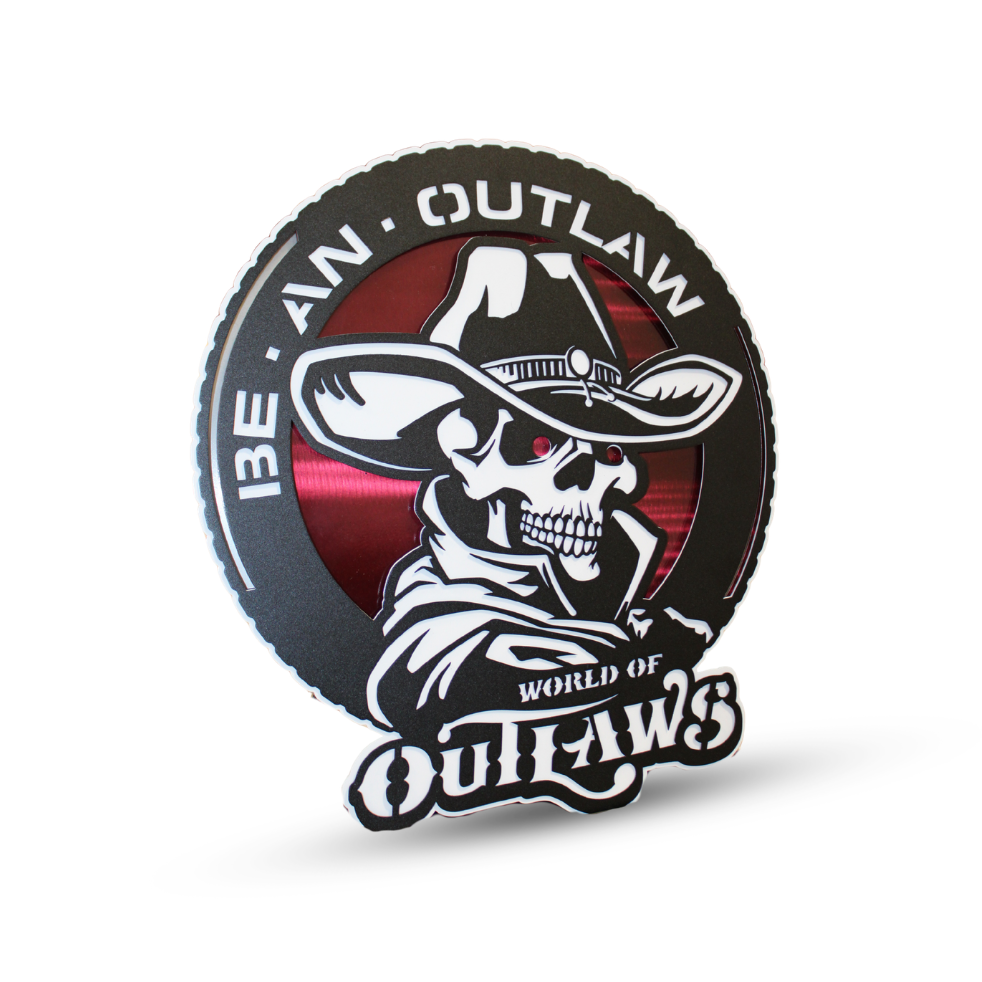 World Of Outlaws Be An Outlaw Logo