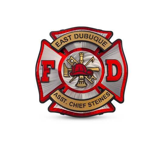 East Dubuque Fire Department Maltese Shield
