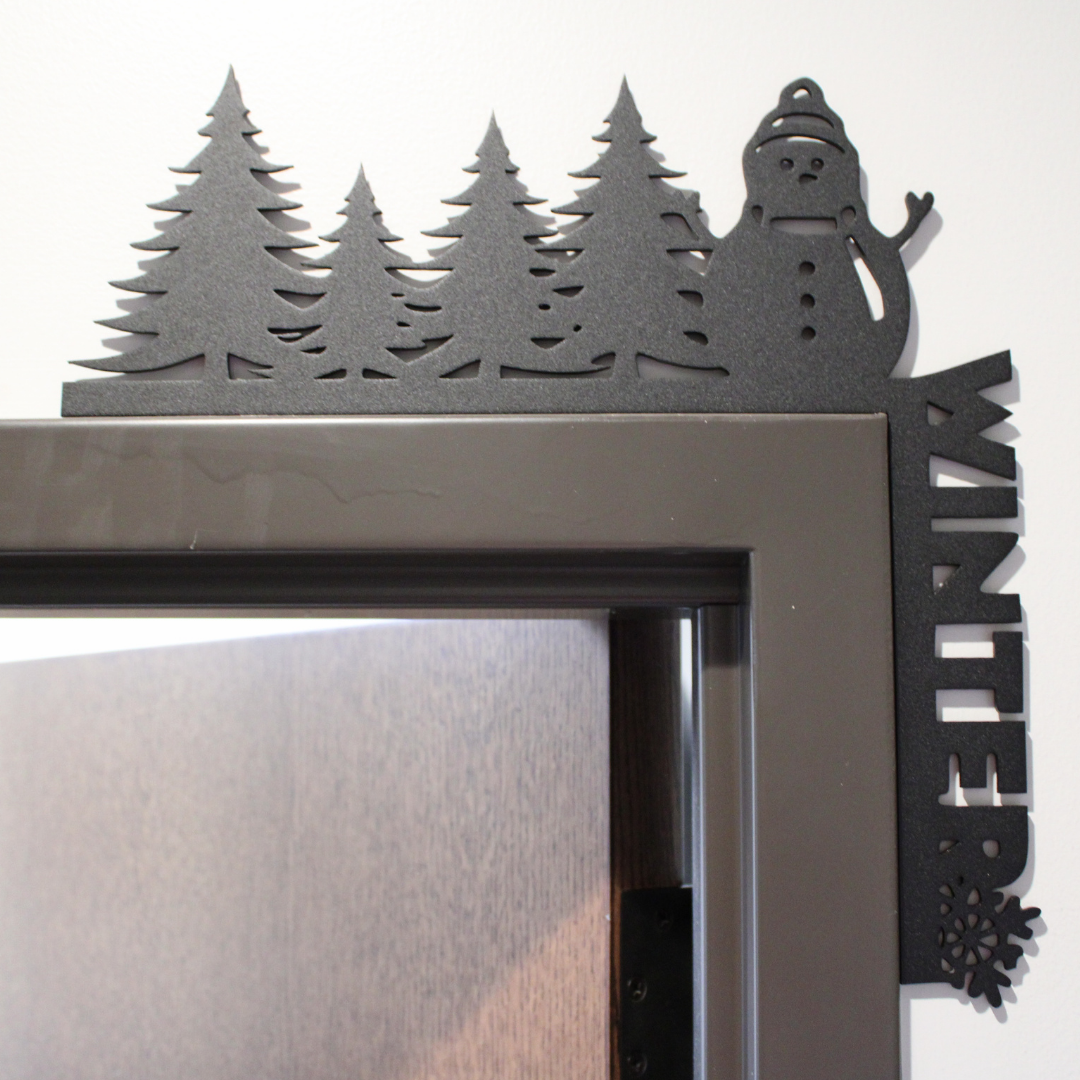 Christmas Winter Scene Door Frame Hanger