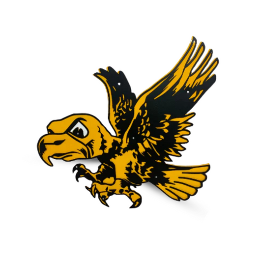 Iowa Hawkeyes Old School Flying Herky