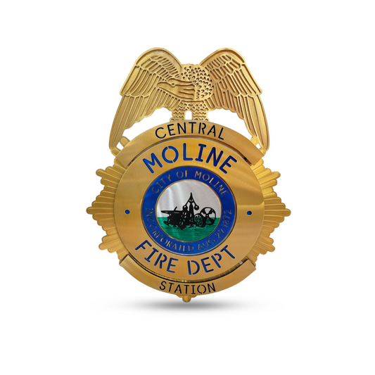 Moline Fire Dept. Badge