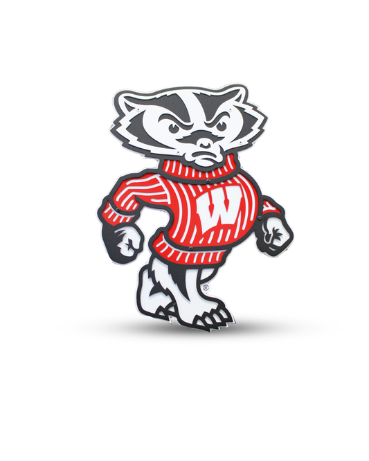 University of Wisconsin-Madison Badgers "Bucky" Mascot Compressed