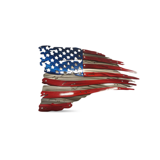 Tattered American Flag
