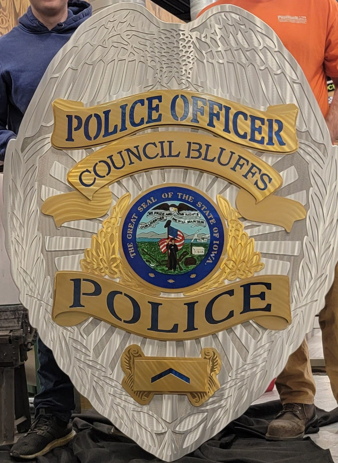 Council Bluffs Police Badge