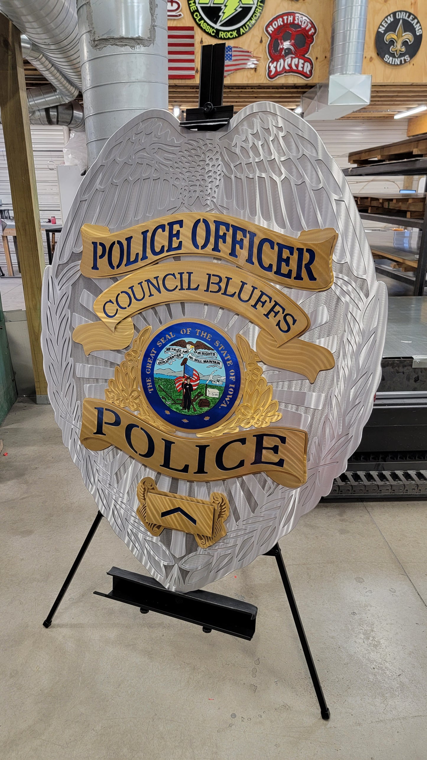 Council Bluffs Police Badge