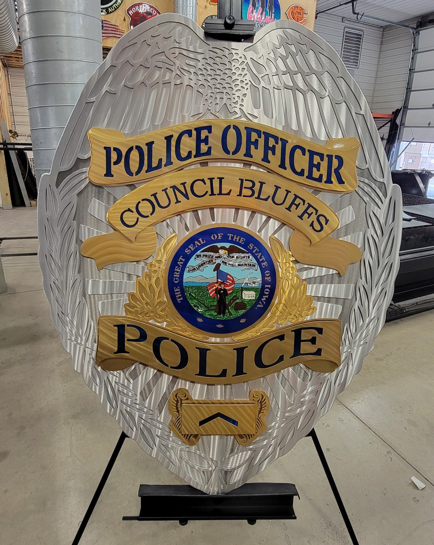 Council Bluffs Police Badge